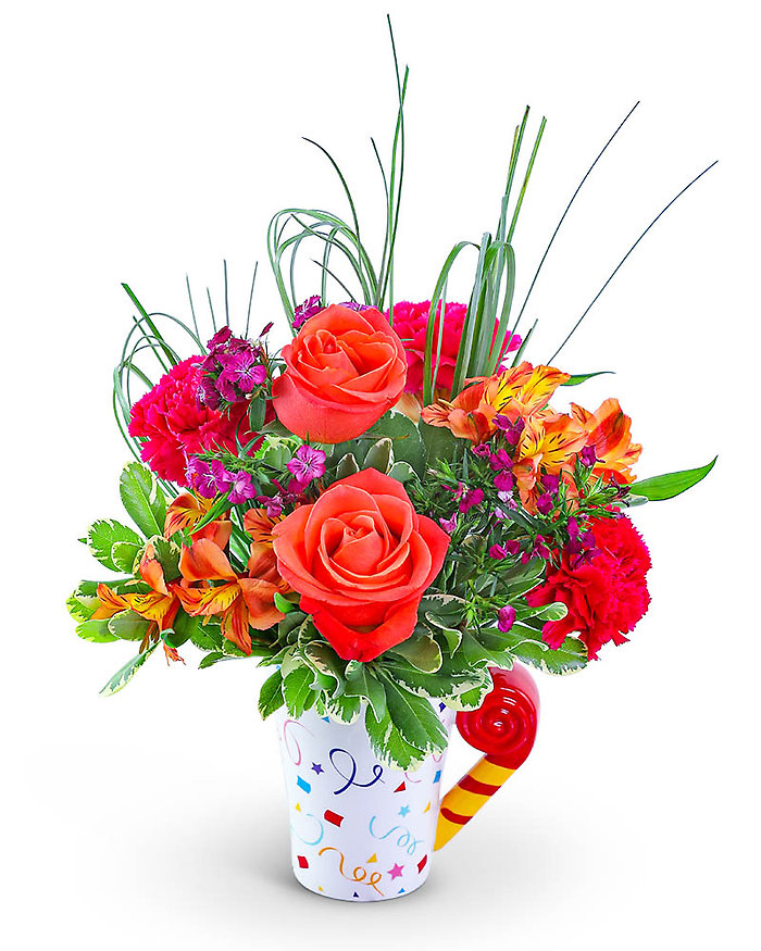 Rosy Celebration Mug