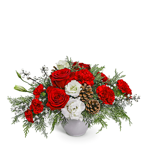Snowberry Holiday Centerpiece